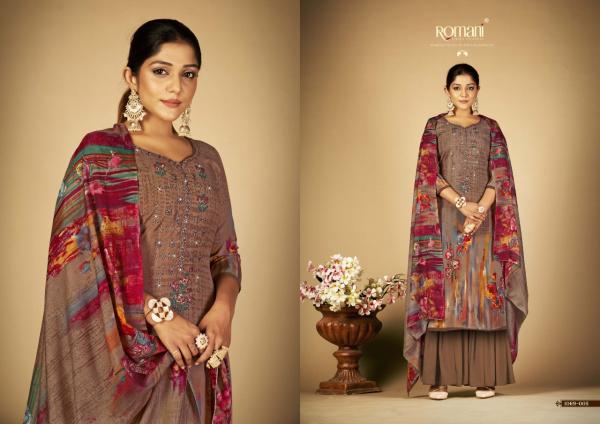 romani sabeena cotton decent look Dress Material catalog