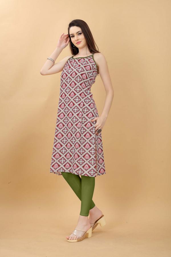 Navya 101 Casual Wear Printed Rayon Kurti Collection