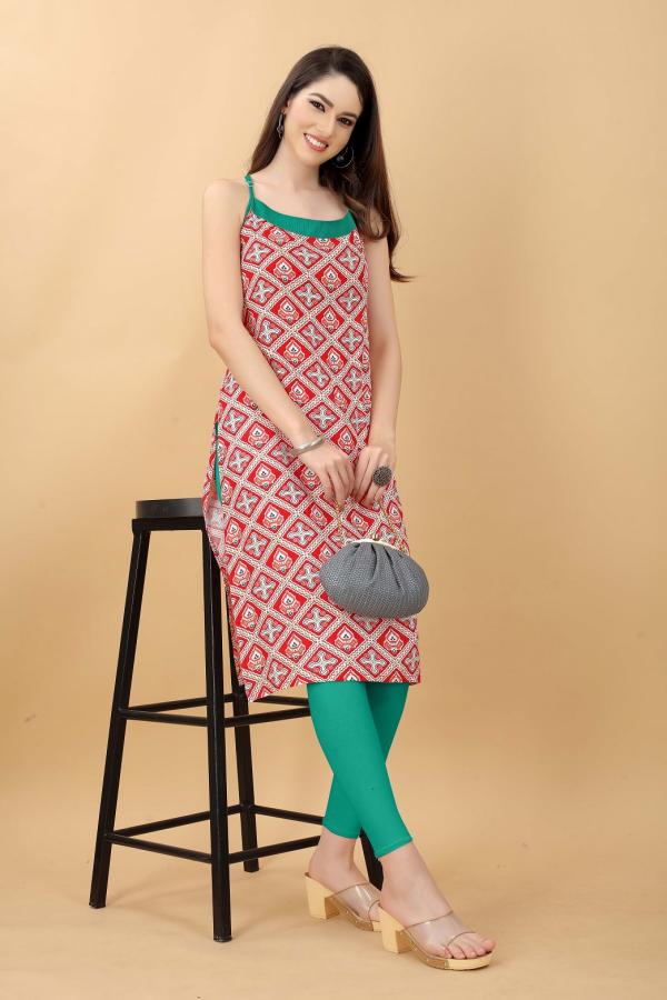 Navya 101 Casual Wear Printed Rayon Kurti Collection