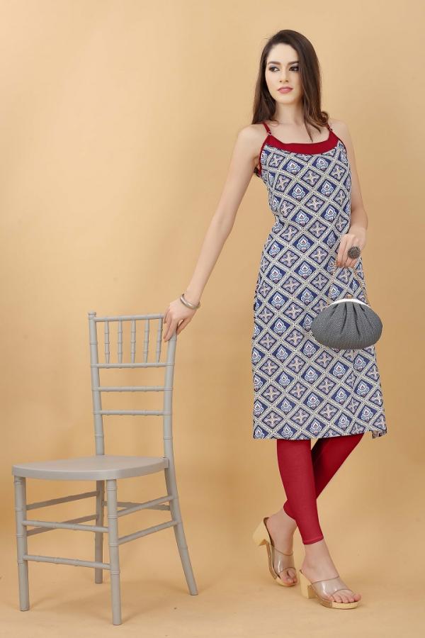 Navya 101 Casual Wear Printed Rayon Kurti Collection