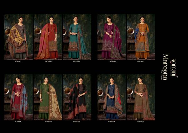 romani mareena vol 7 cotton decent look salwar suit catalog
