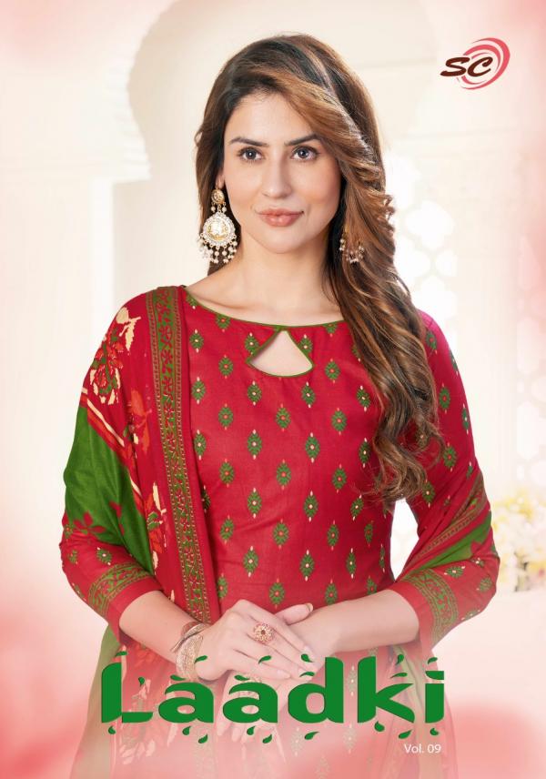 Sc Laadki Vol-9 Cotton Designer Exclusive Patiyala Designer Dress Material