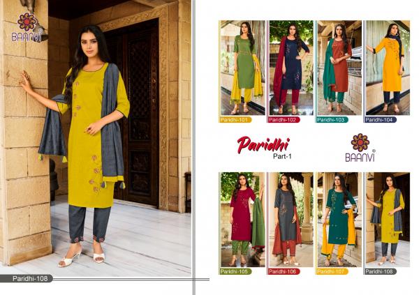 Baanvi Paridhi 1 Festive Wear Cotton Designer Readymade Suit