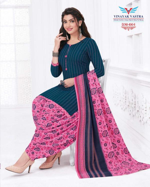 Vinayak Vastra Mantra Vol-1 cotton designer patiyala Dress Materizl