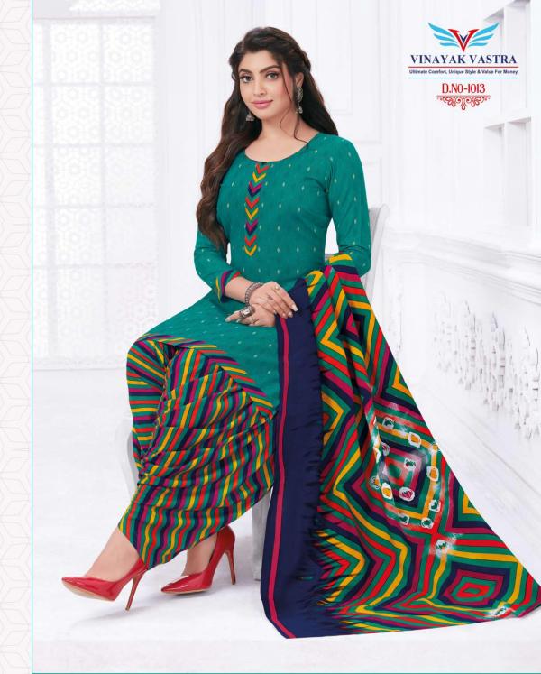 Vinayak Vastra Mantra Vol-1 cotton designer patiyala Dress Materizl