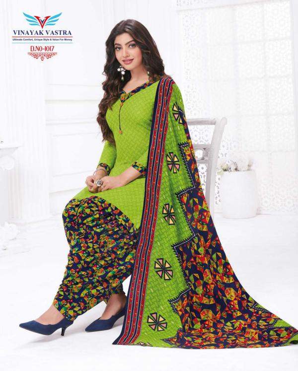 Vinayak Vastra Mantra Vol-1 cotton designer patiyala Dress Materizl