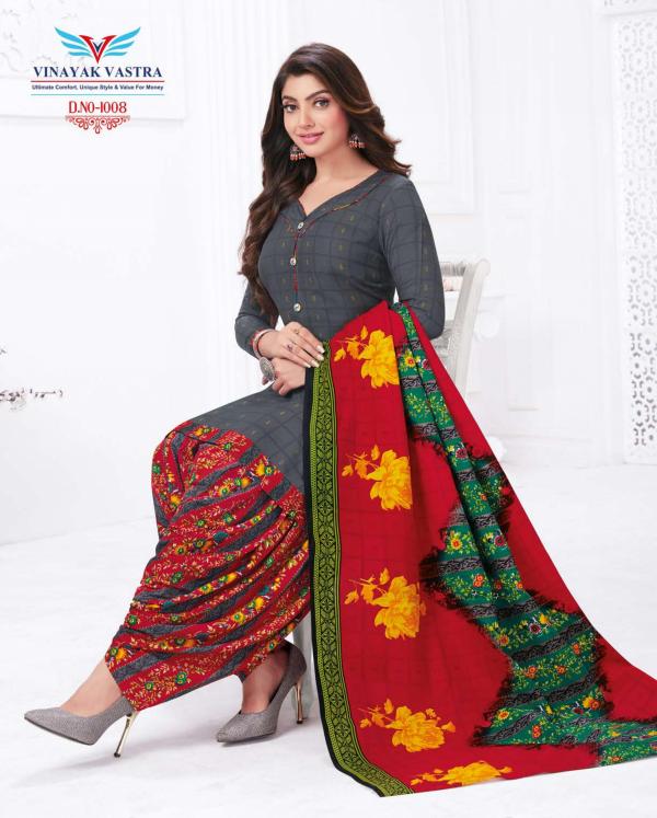 Vinayak Vastra Mantra Vol-1 cotton designer patiyala Dress Materizl