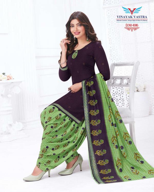 Vinayak Vastra Mantra Vol-1 cotton designer patiyala Dress Materizl