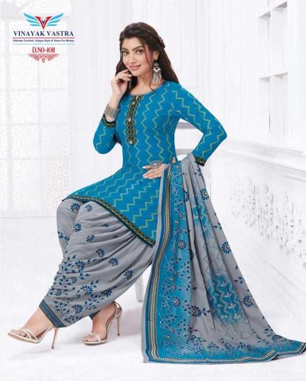 Vinayak Vastra Mantra Vol-1 cotton designer patiyala Dress Materizl