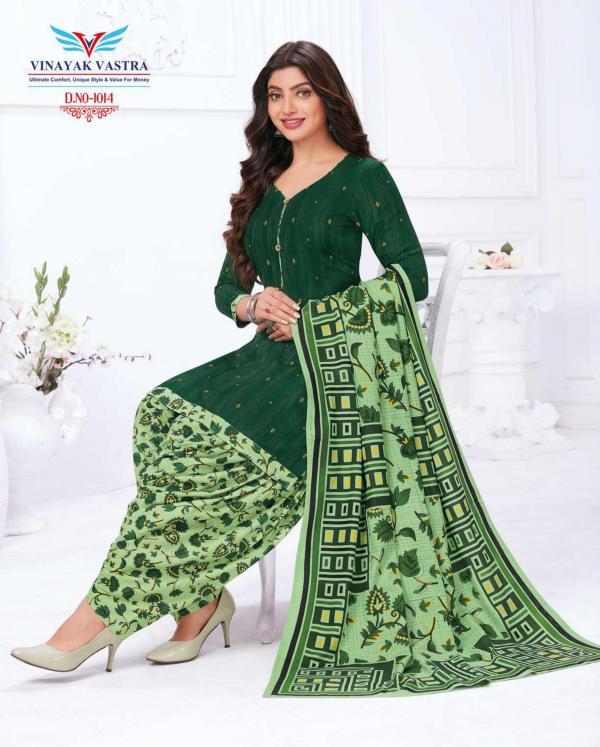 Vinayak Vastra Mantra Vol-1 cotton designer patiyala Dress Materizl