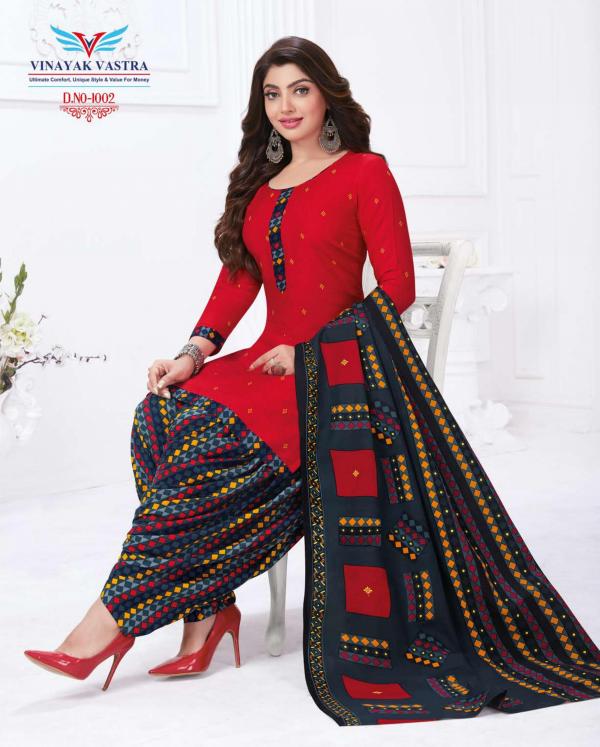 Vinayak Vastra Mantra Vol-1 cotton designer patiyala Dress Materizl