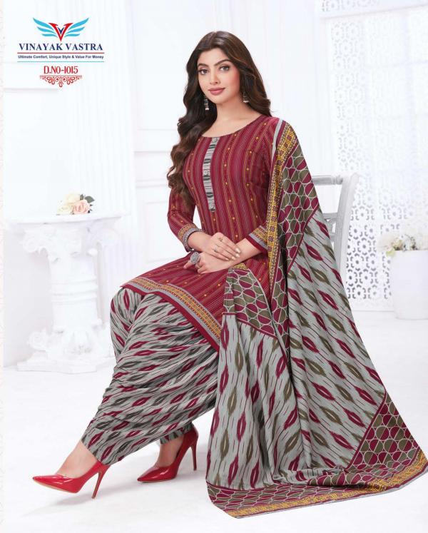 Vinayak Vastra Mantra Vol-1 cotton designer patiyala Dress Materizl