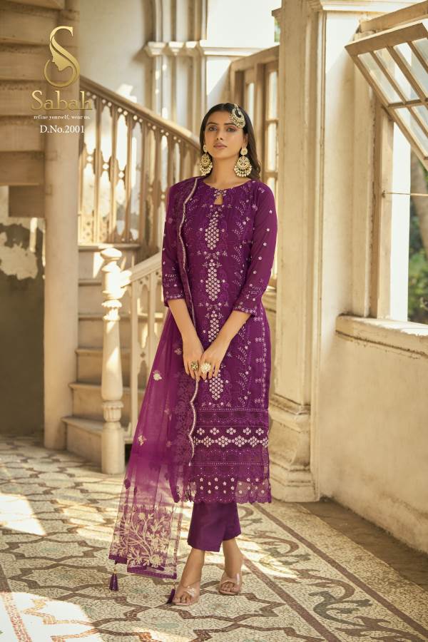 Sabah Begum Georgette Designer Salwar Suit Collection