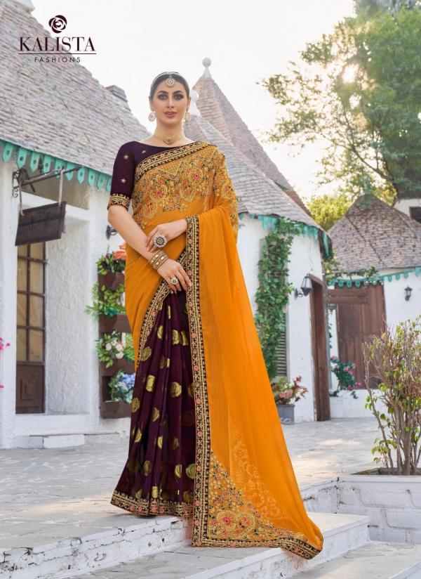 Virasat Gold 4 Wedding Wear Designer Full Embroidery Saree Collection