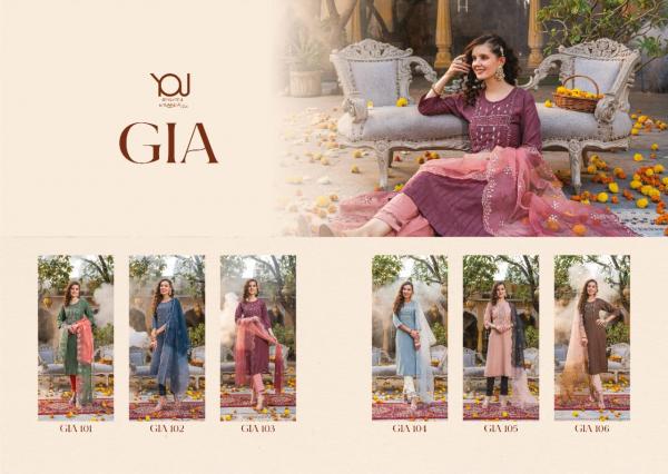 Wanna Gia 101 Fancy Wear Plus Size Kurti Collection