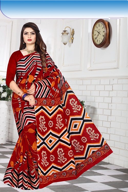 Dhoom 2 Regular Wear Cotton Printed Saree Collection