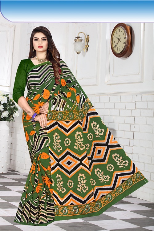 Dhoom 2 Regular Wear Cotton Printed Saree Collection