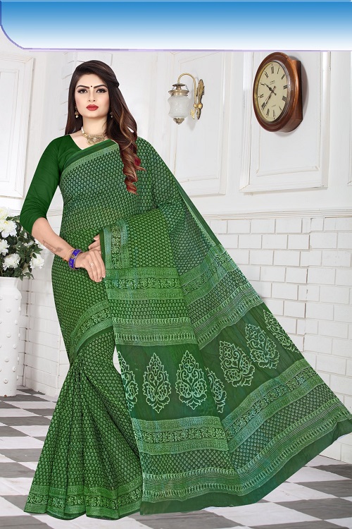 Dhoom 2 Regular Wear Cotton Printed Saree Collection