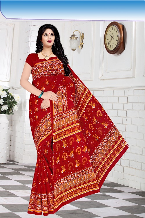 Dhoom 2 Regular Wear Cotton Printed Saree Collection