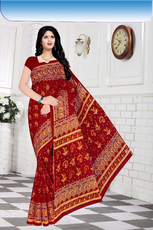 Dhoom 2 Regular Wear Cotton Printed Saree Collection