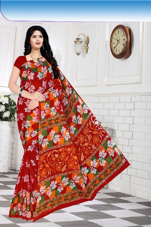 Dhoom 2 Regular Wear Cotton Printed Saree Collection