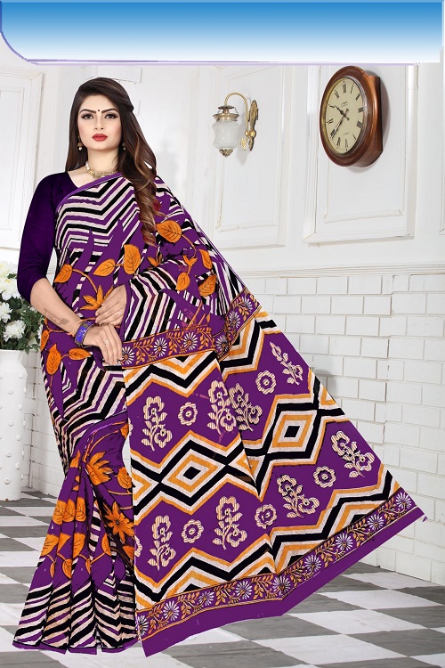 Dhoom 2 Regular Wear Cotton Printed Saree Collection