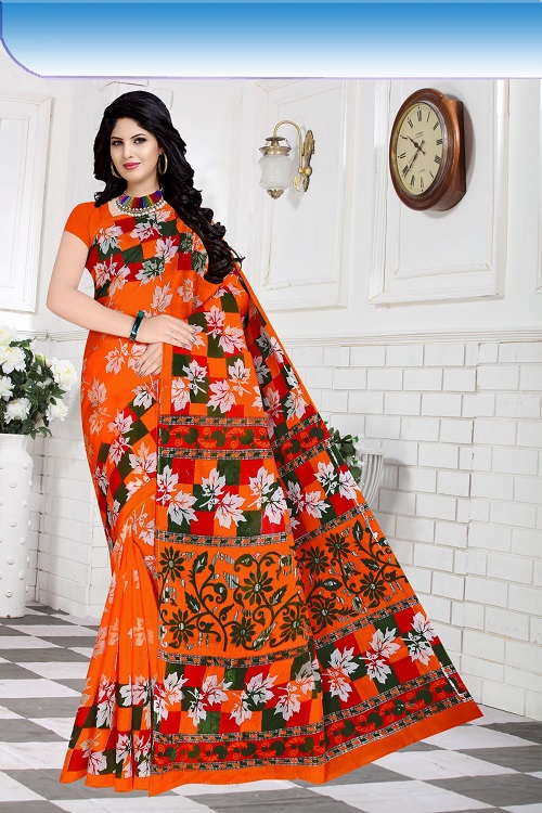 Dhoom 2 Regular Wear Cotton Printed Saree Collection