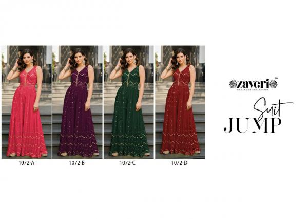 Zaveri Jump Suit Colored 2 New Stylist Wear Collection