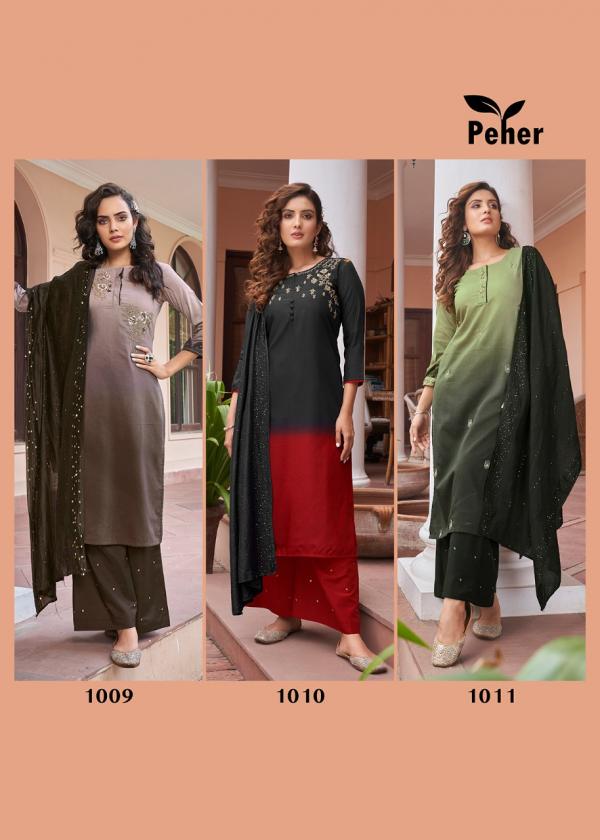 Peher The Fusion Fancy Silk Designer Exclusive Readymade Collection