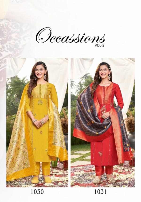 Peher Occassions Vol 2 Fancy Kurti Bottom With Dupatta Collection