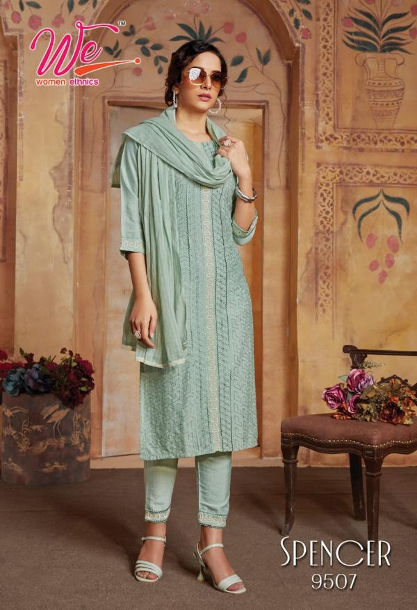 We Spencer Fancy Viscose Kurti With Bottom Dupatta Collevtion