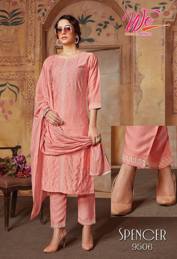 We Spencer Fancy Viscose Kurti With Bottom Dupatta Collevtion