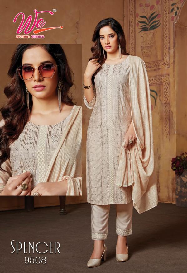 We Spencer Fancy Viscose Kurti With Bottom Dupatta Collevtion