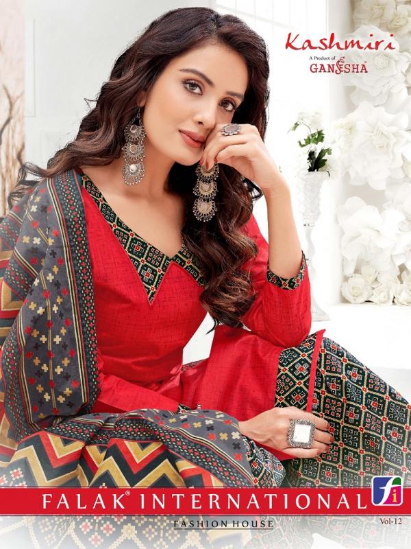 Ganesha Karishma Vol-12 cotton Designer Readymade With Inner suit