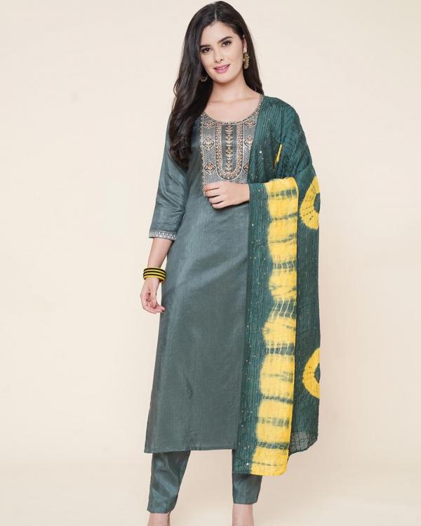 Riyana Vol 24 Exclusive Silk Kurti With Bottom Dupatta Collection