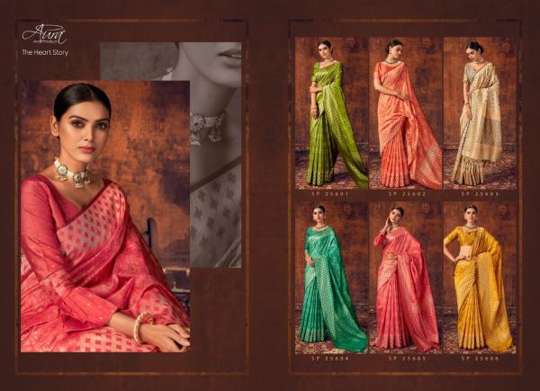 Aura The Heart Story Ocassion Wear Cotton Silk Saree Collection