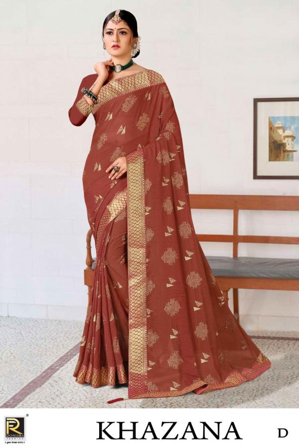 Ronisha Khazana Bollywood Style Silk Saree Collection 