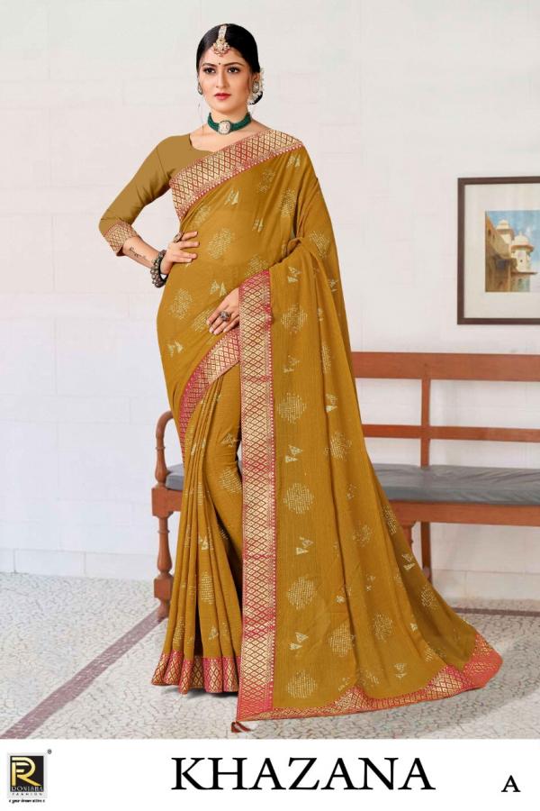 Ronisha Khazana Bollywood Style Silk Saree Collection 