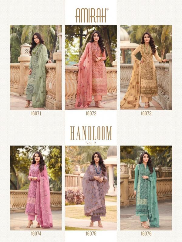 Amirah Handloom Vol 2 Ocassion Wear Designer Suit Collection