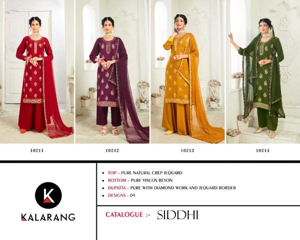 Kalarang Siddhi Festival Wear Designer Salwar Suit Collection