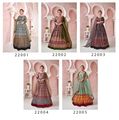 Kimaya Ocassion Wear Silk Readymade Gown Collection