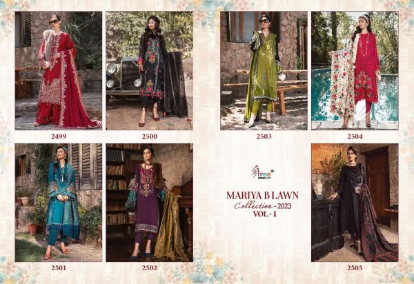 Shree Mariya B Lawn Collection 2023 Vol 1 Cotton Pakistani Salwar Suit