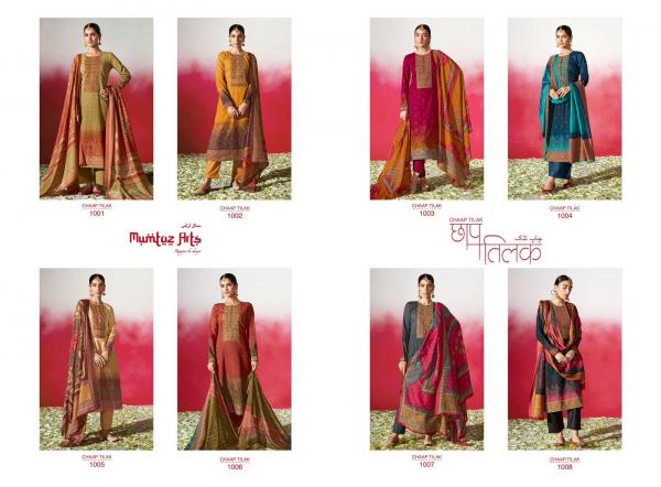 Mumtaz Chaap Tilak Fancy Jam Satin Designer Dress Material Collection