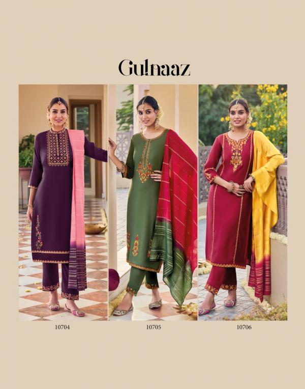 Lily And Lali Gulnaaz Fancy Silk Designer Exclusive Readymade  Collection