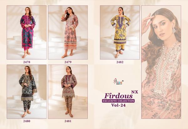 Shree Firdous Exclusive Collection Vol 24 Nx Cotton Pakistani Suits Collection