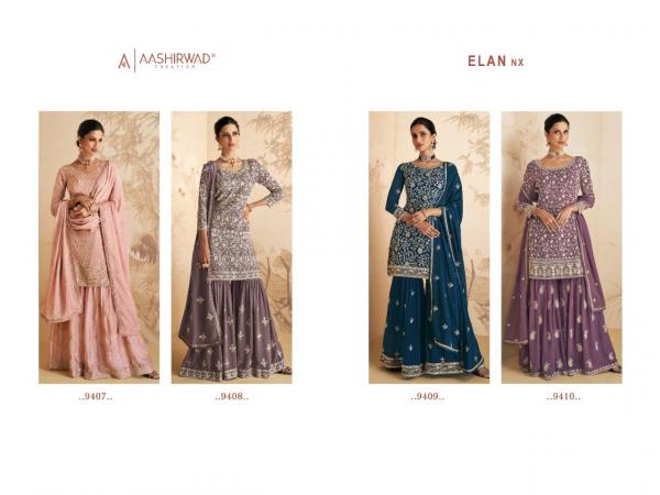 Aashirwad Gulkand Elan Nx Designer Georgette Salwar Suit Collection