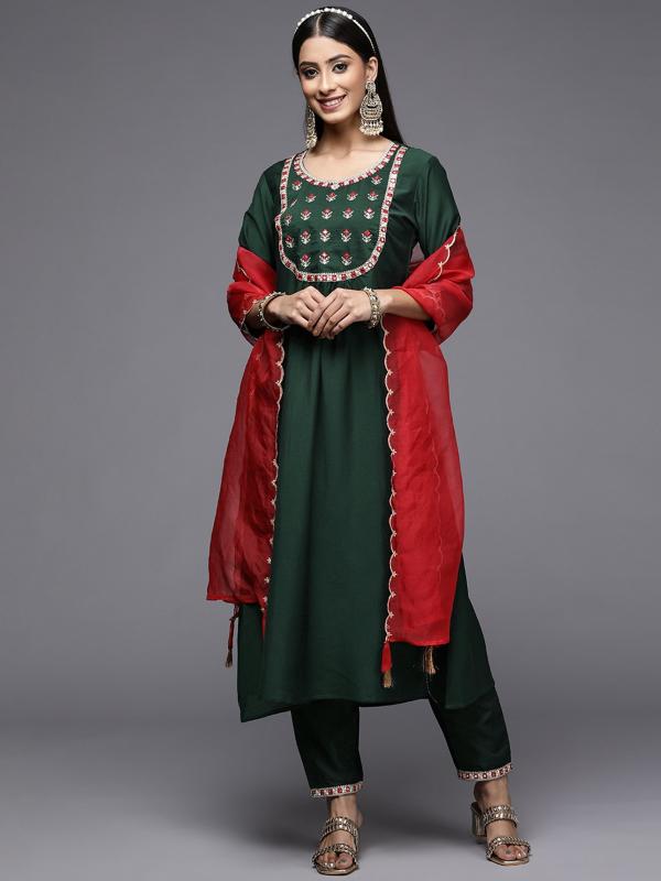 Indo Era 2318 Fancy Cotton Kurti With Bottom Dupatta Collection