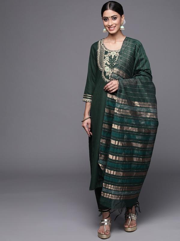 Indo Era 2318 Fancy Cotton Kurti With Bottom Dupatta Collection