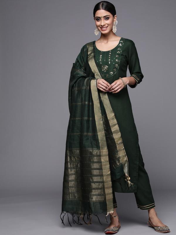 Indo Era 2318 Fancy Cotton Kurti With Bottom Dupatta Collection