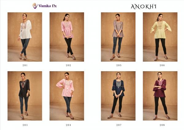 Vamika Nx Anokhi Rayon Western Ladies Top Collection
